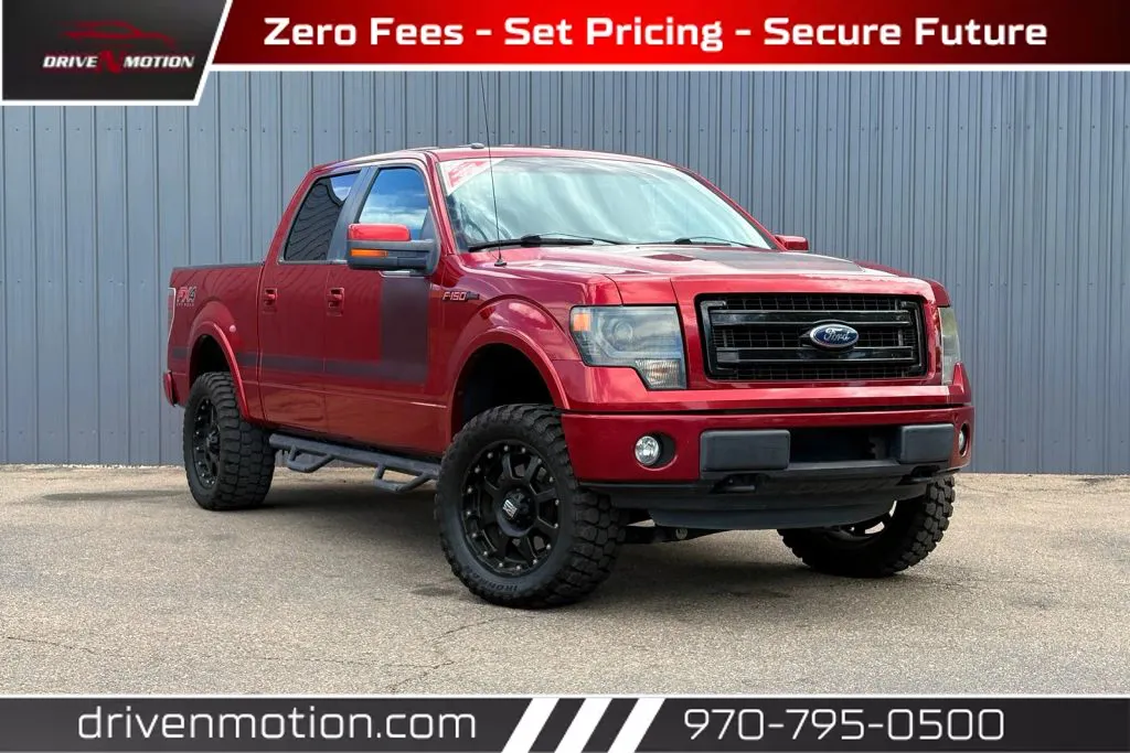 Red 2013 Ford F-150 SuperCrew Cab FX4 Pickup 4D 5 1/2 ft for sale in Greeley, CO