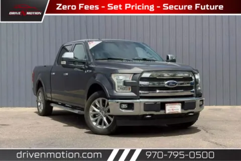 Gray 2017 Ford F-150 SuperCrew Cab Lariat Pickup 4D 6 1/2 ft for sale in Greeley, CO