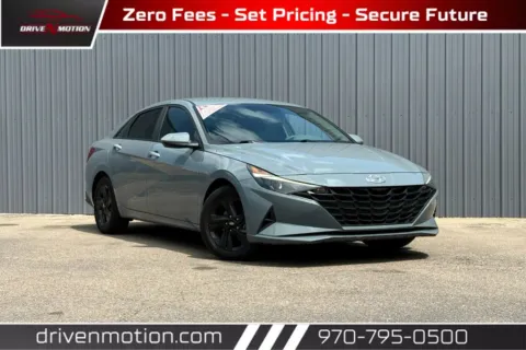 Gray 2021 Hyundai Elantra SEL HEV Sedan 4D for sale in Greeley, CO