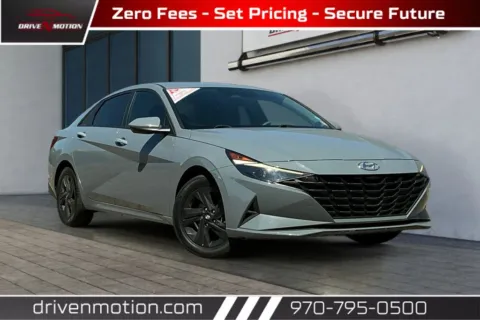 Gray 2021 Hyundai Elantra SEL HEV Sedan 4D for sale in Greeley, CO