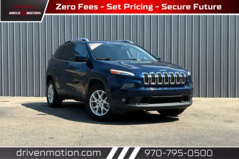 Blue 2018 Jeep Cherokee Latitude Plus Sport Utility 4D for sale in Greeley, CO