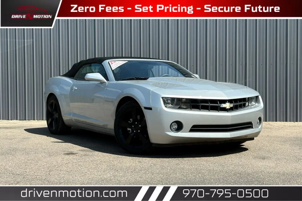 Silver 2011 Chevrolet Camaro LT Convertible 2D for sale in Greeley, CO