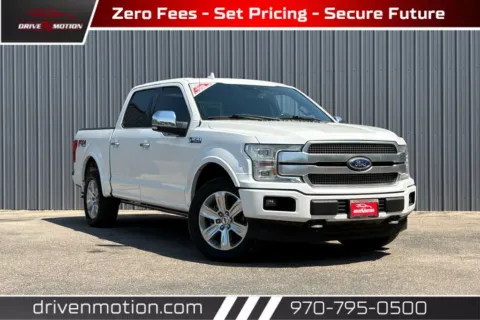 White 2018 Ford F-150 SuperCrew Cab Platinum Pickup 4D 5 1/2 ft for sale in Greeley, CO