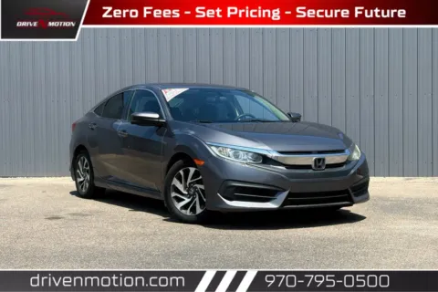 Gray 2016 Honda Civic EX Sedan 4D for sale in Greeley, CO