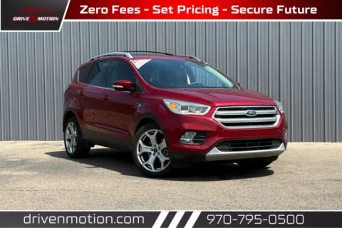 Red 2017 Ford Escape Titanium Sport Utility 4D for sale in Greeley, CO