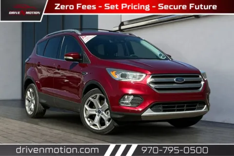 Red 2017 Ford Escape Titanium Sport Utility 4D for sale in Greeley, CO