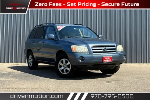 Blue 2006 Toyota Highlander Sport SUV 4D for sale in Greeley, CO
