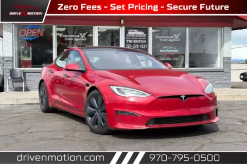 Red 2022 Tesla Model S Long Range Sedan 4D for sale in Greeley, CO