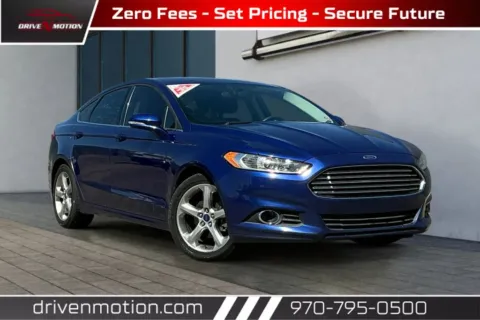 Blue 2014 Ford Fusion SE Sedan 4D for sale in Greeley, CO