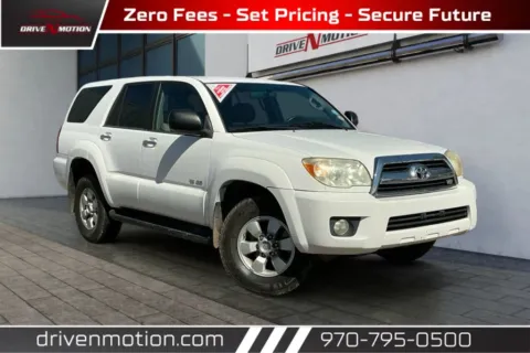 White 2008 Toyota 4Runner SR5 Sport Utility 4D for sale in Greeley, CO