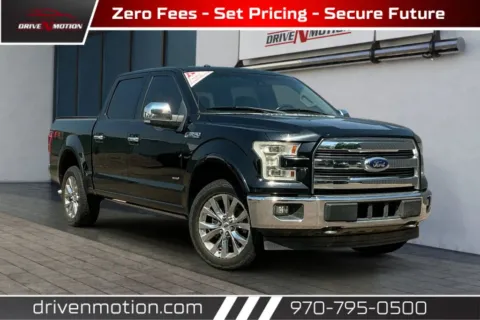 Black 2017 Ford F-150 SuperCrew Cab Lariat Pickup 4D 5 1/2 ft for sale in Greeley, CO