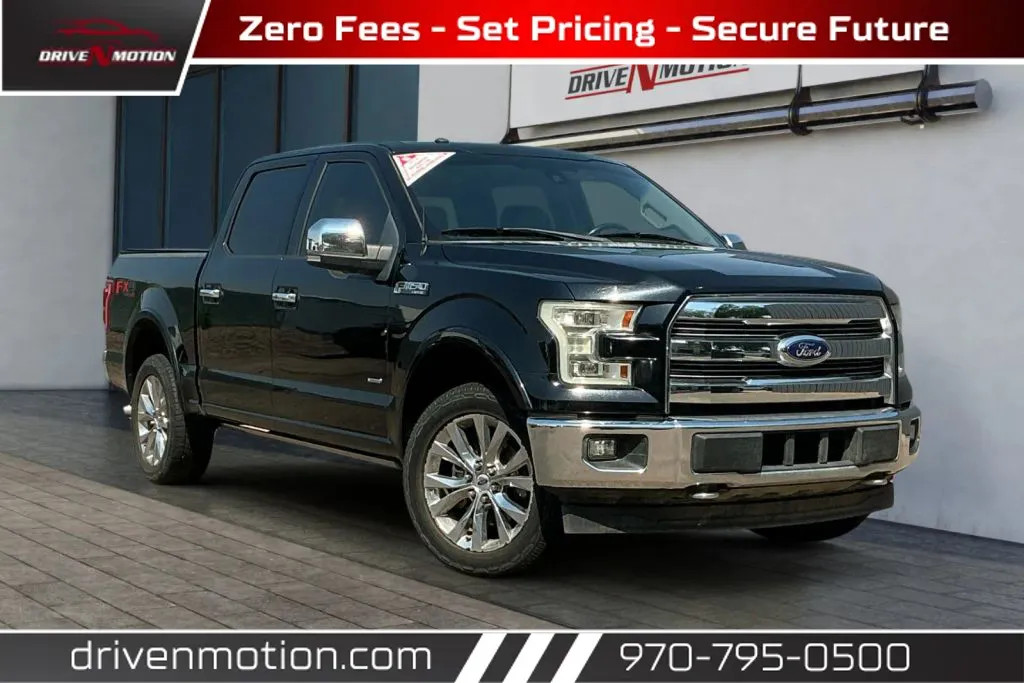 Black 2017 Ford F-150 SuperCrew Cab Lariat Pickup 4D 5 1/2 ft for sale in Greeley, CO