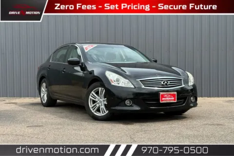 Black 2012 INFINITI G 37x Sedan 4D for sale in Greeley, CO