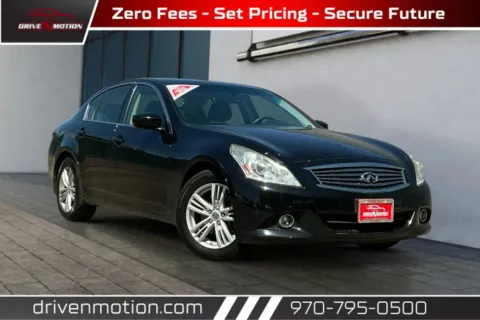 Black 2012 INFINITI G 37x Sedan 4D for sale in Greeley, CO