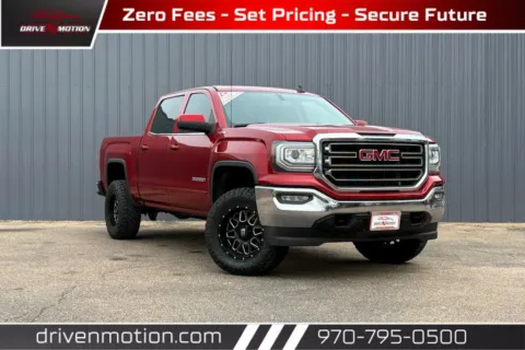 Red 2018 GMC Sierra 1500 Crew Cab SLE Pickup 4D 5 3/4 ft for sale in Greeley, CO