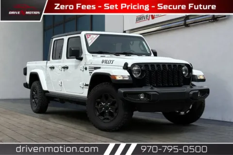 White 2023 Jeep Gladiator Willys Pickup 4D 5 ft for sale in Greeley, CO