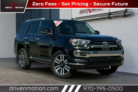 Black 2021 Toyota 4Runner Limited Sport Utility 4D for sale in Greeley, CO