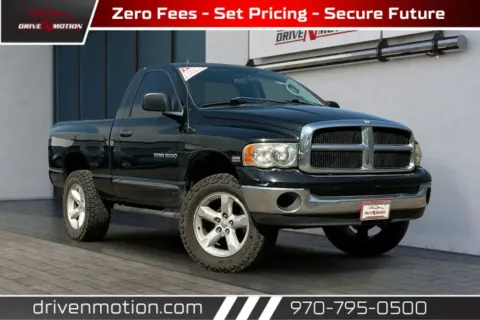Black 2004 Dodge Ram 1500 Regular Cab SLT Pickup 2D 6 1/4 ft for sale in Greeley, CO