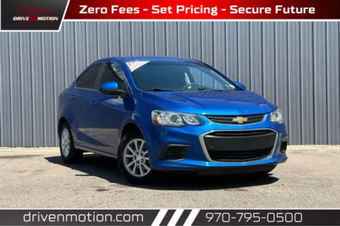 Blue 2019 Chevrolet Sonic LT Sedan 4D for sale in Greeley, CO
