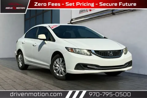 White 2013 Honda Civic LX Sedan 4D for sale in Greeley, CO