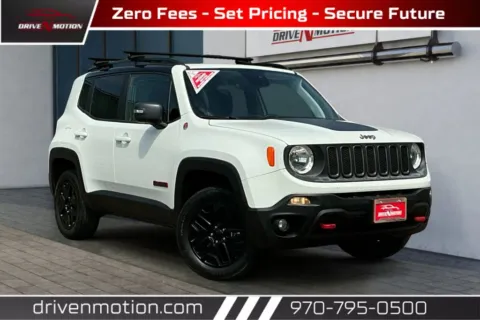 White 2018 Jeep Renegade Trailhawk Sport Utility 4D for sale in Greeley, CO