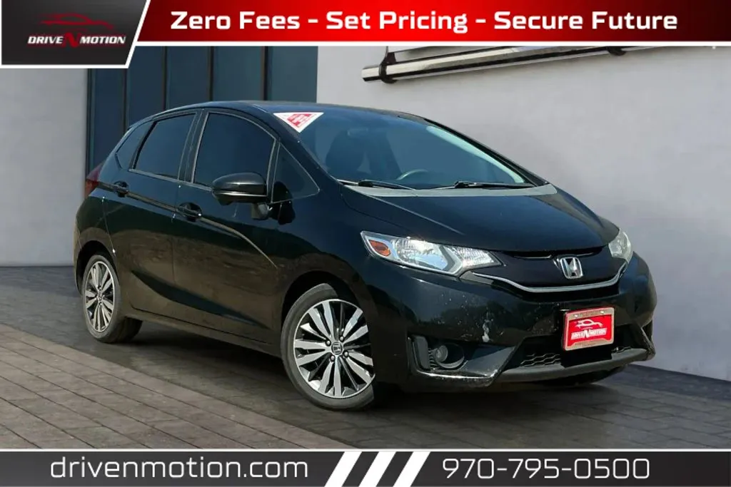 Black 2015 Honda Fit EX Hatchback 4D for sale in Greeley, CO