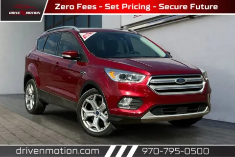Red 2019 Ford Escape Titanium Sport Utility 4D for sale in Greeley, CO