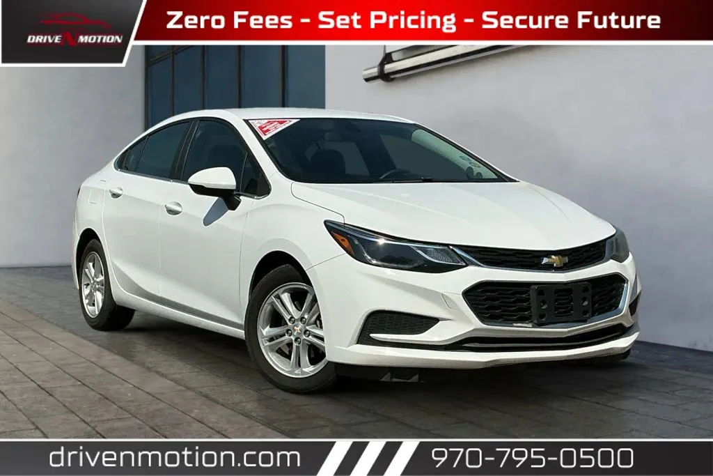 White 2018 Chevrolet Cruze LT Sedan 4D for sale in Greeley, CO