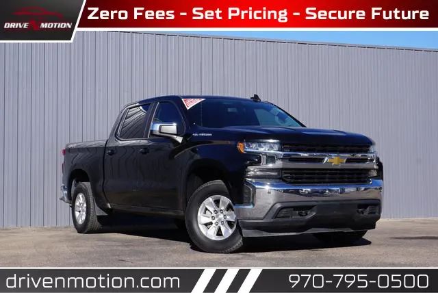 Used 2019 Chevrolet Silverado 1500 Crew Cab LT Pickup 4D 3/4 ft
