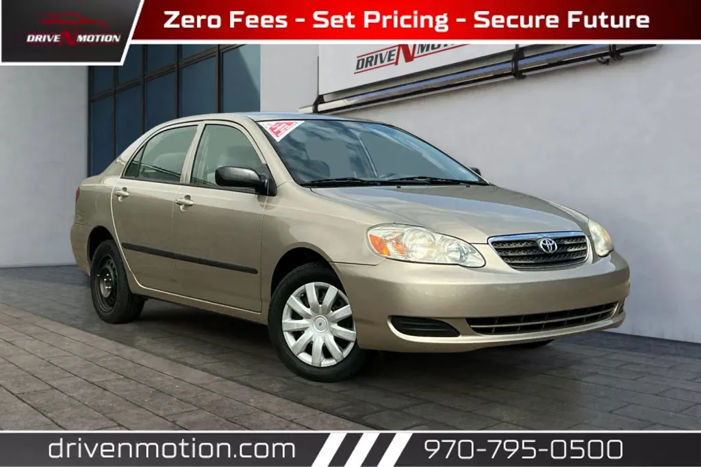 Gold 2008 Toyota Corolla CE Sedan 4D for sale in Greeley, CO