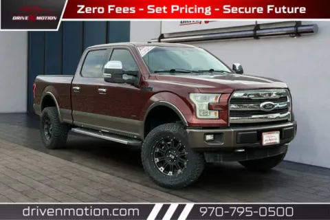 Red 2016 Ford F-150 SuperCrew Cab Lariat Pickup 4D 6 1/2 ft for sale in Greeley, CO