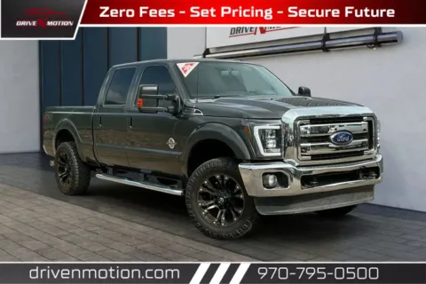 Gray 2016 Ford F250 Super Duty Crew Cab Lariat Pickup 4D 6 3/4 ft for sale in Greeley, CO