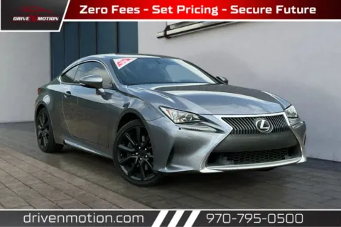 Gray 2016 Lexus RC 300 Coupe 2D for sale in Greeley, CO