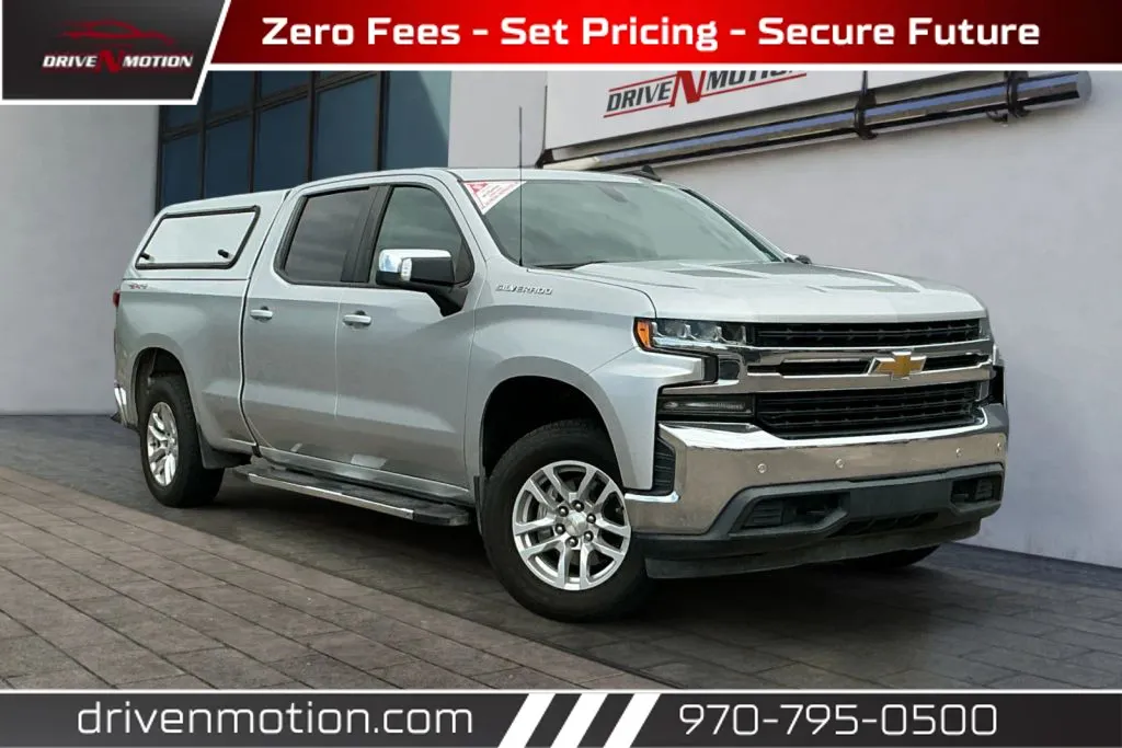 Silver 2020 Chevrolet Silverado 1500 Crew Cab LT Pickup 4D 6 1/2 ft for sale in Greeley, CO