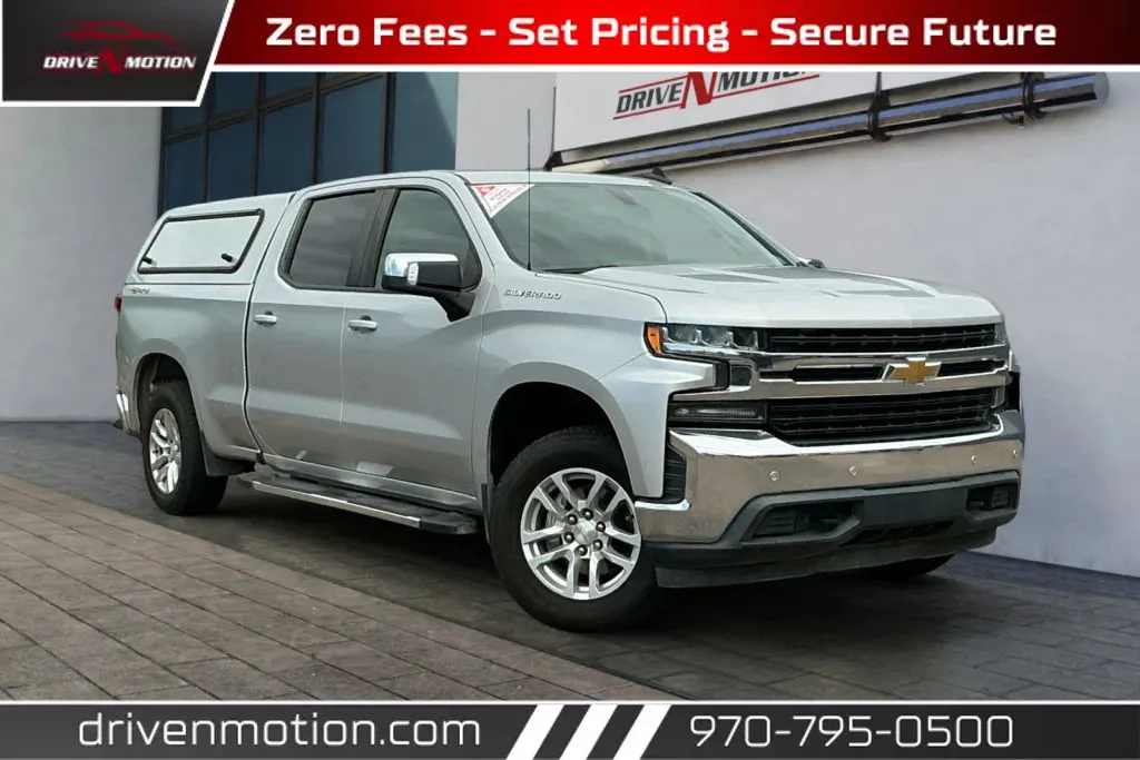 Silver 2020 Chevrolet Silverado 1500 Crew Cab LT Pickup 4D 6 1/2 ft for sale in Greeley, CO