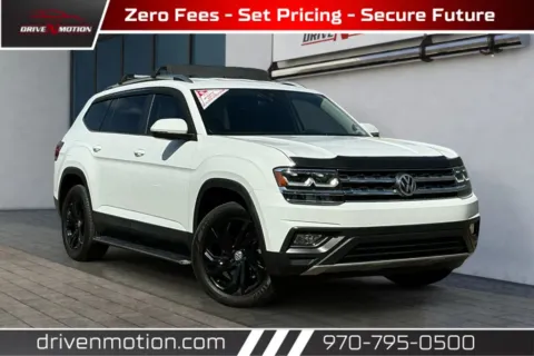 White 2019 Volkswagen Atlas SE w/Tech Pkg Sport Utility 4D for sale in Greeley, CO