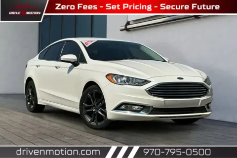 White 2018 Ford Fusion SE Sedan 4D for sale in Greeley, CO