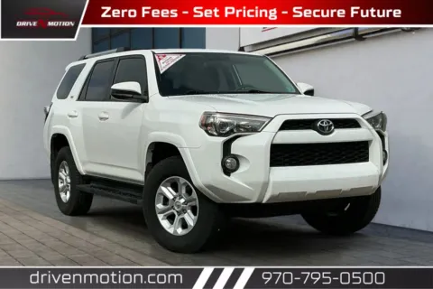 White 2019 Toyota 4Runner SR5 Sport Utility 4D for sale in Greeley, CO