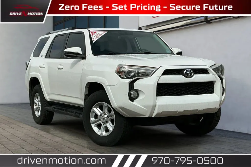White 2019 Toyota 4Runner SR5 Sport Utility 4D for sale in Greeley, CO