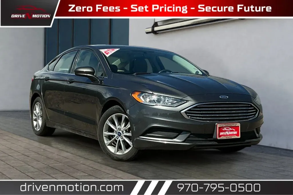 Gray 2017 Ford Fusion SE Sedan 4D for sale in Greeley, CO