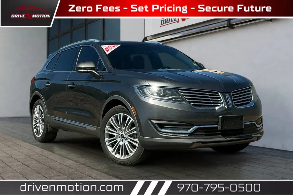 Gray 2017 Lincoln MKX Reserve Sport Utility 4D for sale in Greeley, CO