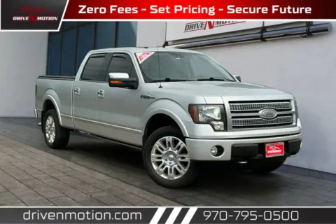 Silver 2010 Ford F-150 SuperCrew Cab Platinum Pickup 4D 5 1/2 ft for sale in Greeley, CO