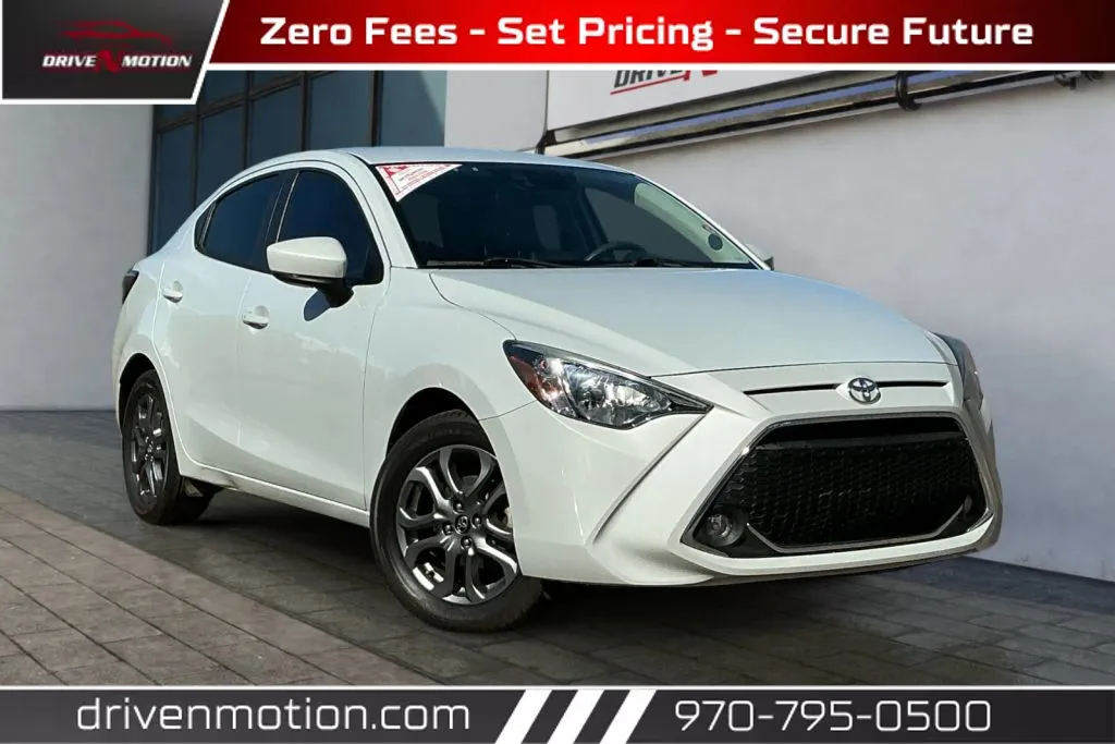 White 2019 Toyota Yaris L Sedan 4D for sale in Greeley, CO