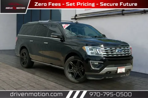 Black 2020 Ford Expedition MAX Limited Sport Utility 4D for sale in Greeley, CO