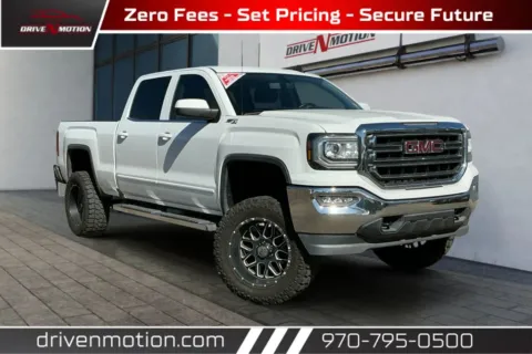 White 2018 GMC Sierra 1500 Crew Cab SLE Pickup 4D 6 1/2 ft for sale in Greeley, CO