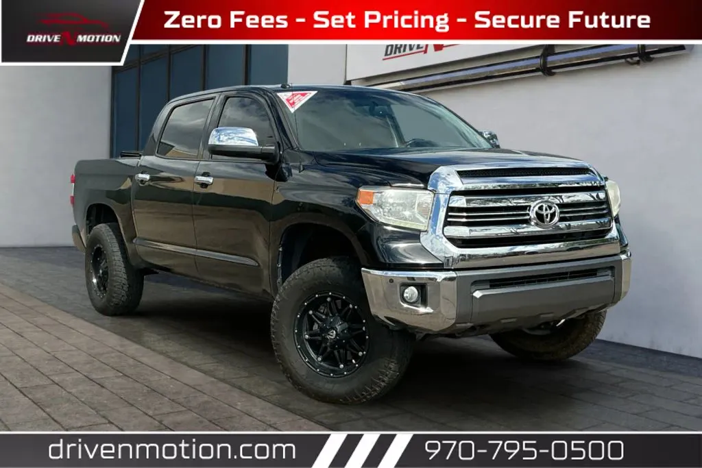 Black 2016 Toyota Tundra CrewMax 1794 Edition Pickup 4D 5 1/2 ft for sale in Greeley, CO