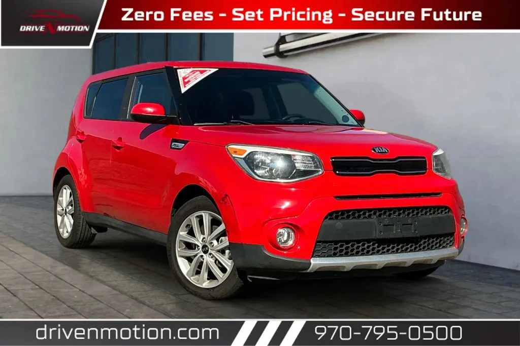 Red 2018 Kia Soul + Wagon 4D for sale in Greeley, CO