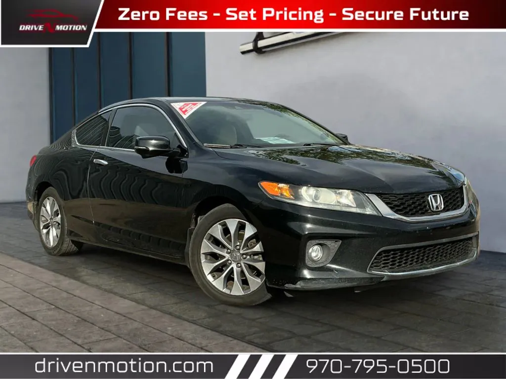Black 2013 Honda Accord EX-L Coupe 2D for sale in Greeley, CO