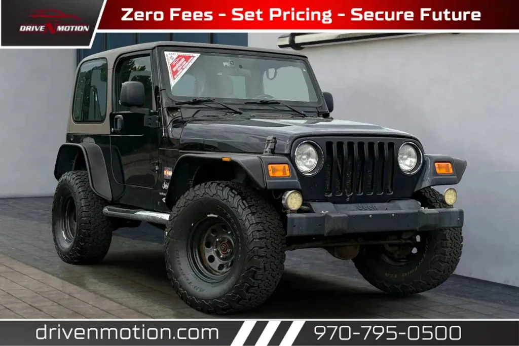 Black 2005 Jeep Wrangler Sport SUV 2D for sale in Greeley, CO