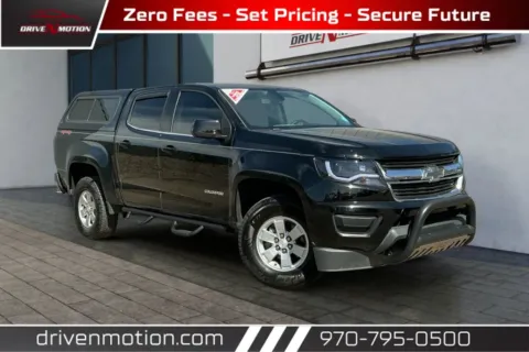 Black 2019 Chevrolet Colorado Crew Cab Work Truck Pickup 4D 5 ft for sale in Greeley, CO